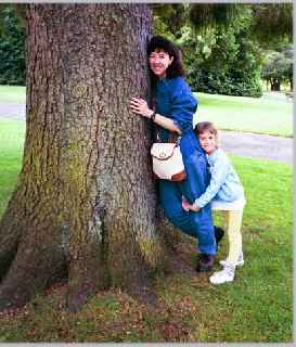 A bonafide tree hugger...